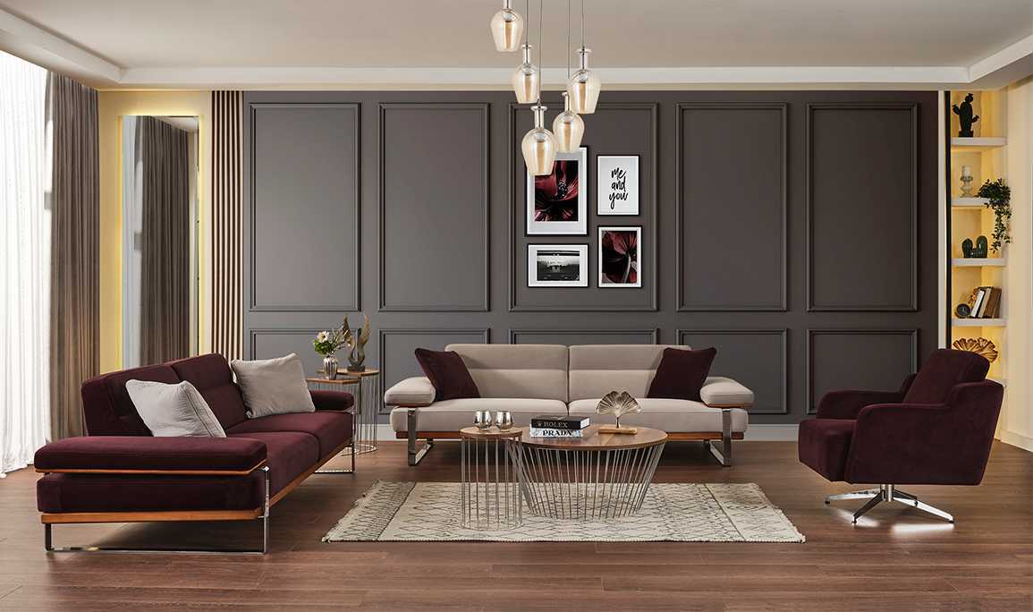 Lavina Silver Koltuk Takımı - 1