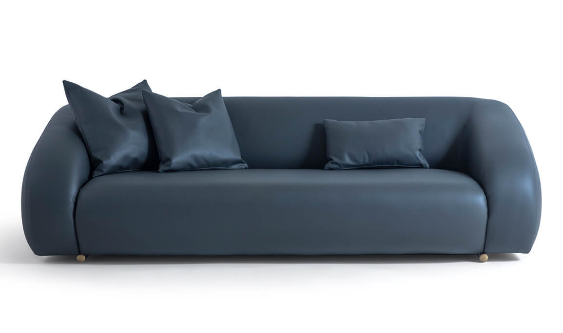 Lecce Leather Üçlü Koltuk - 