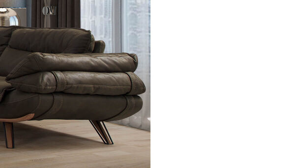 Lizbon Yeşil Üçlü Koltuk - 3