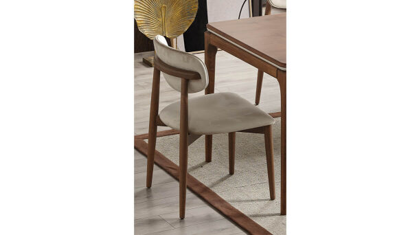 Long Ceviz Sandalye - 