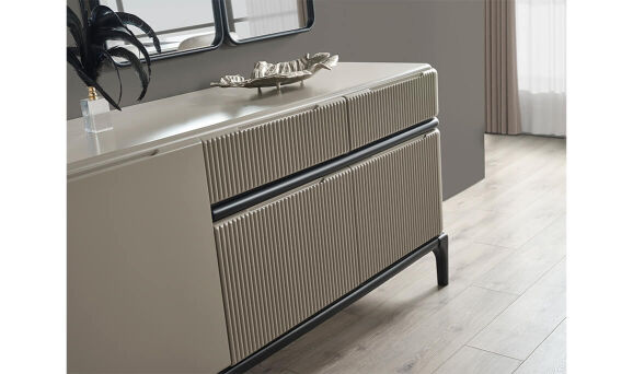 Long Gri Yemek Odası - 21