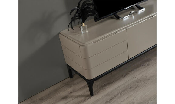 Long Gri Yemek Odası - 25