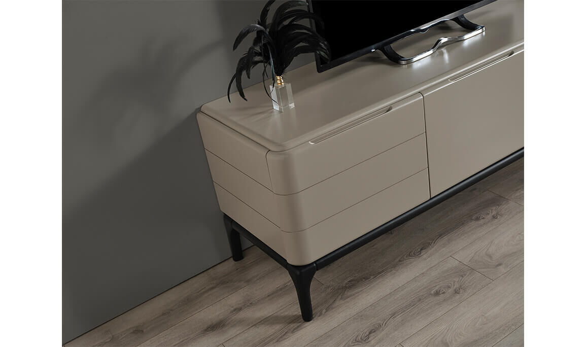 Long Gri Yemek Odası - 25