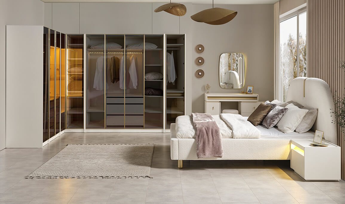 Lucy Köşeli Yatak Odası - 2