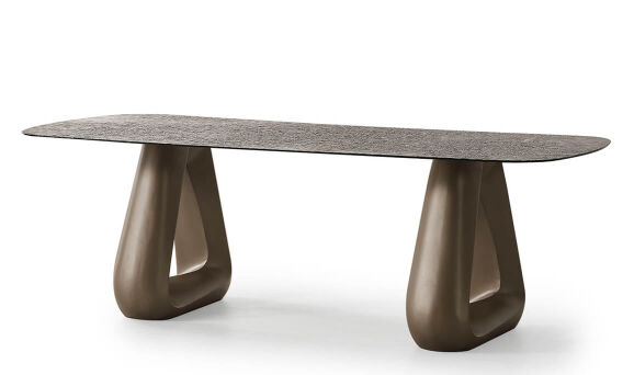 Luka Füzyon Cam Yemek Masası - (1)