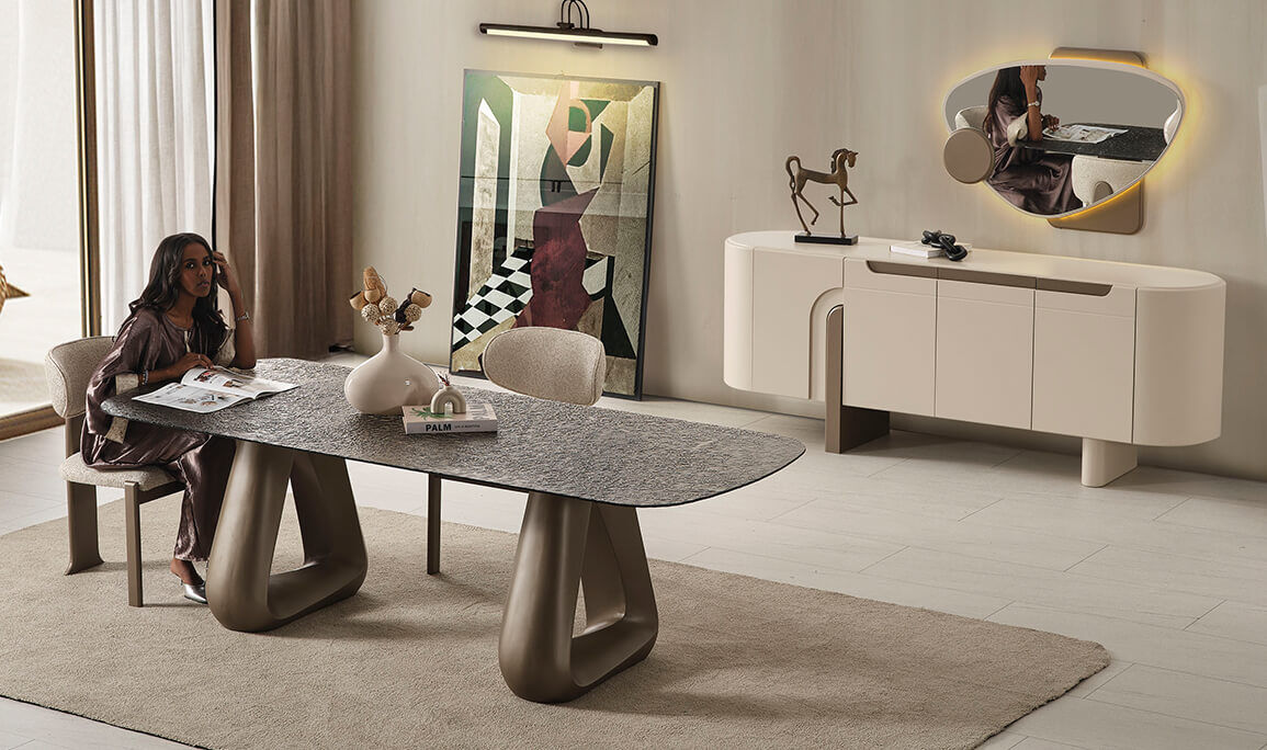 Luka Füzyon Camlı Yemek Odası - 