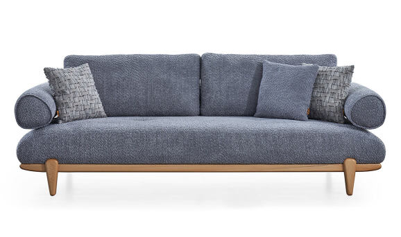 Lunara Üçlü Koltuk Mavi - 2