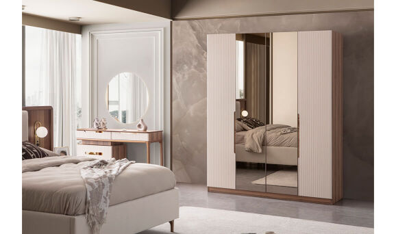 Lusso Gardırop Ceviz - 6
