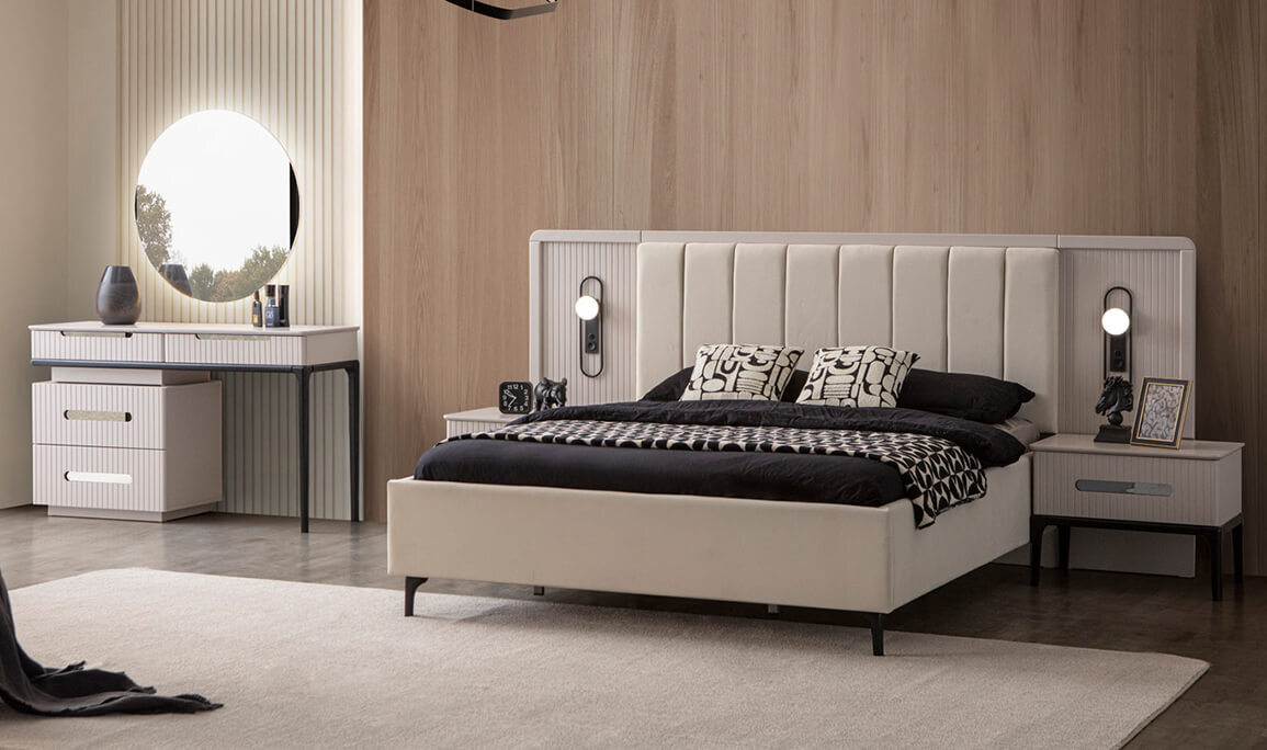 Lusso Yatak Odası Siyah - 3