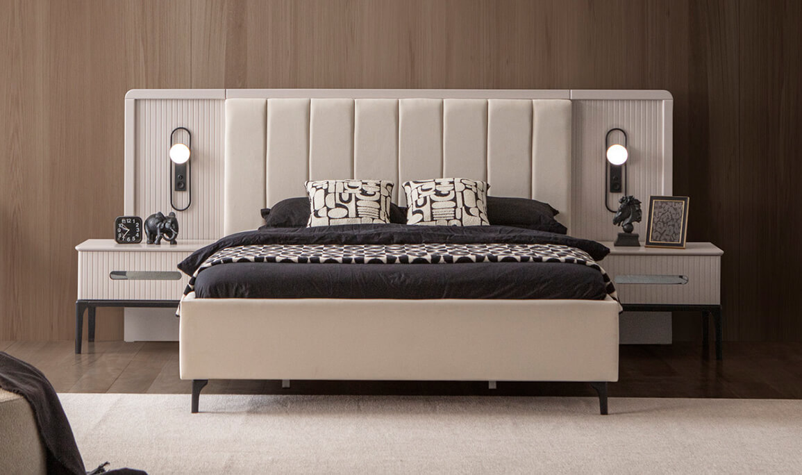 Lusso Yatak Odası Siyah - 6
