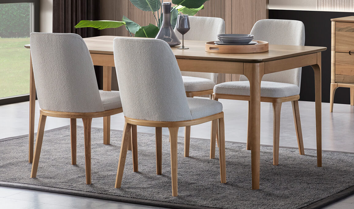 Lusso Yemek Masası Ceviz - 1