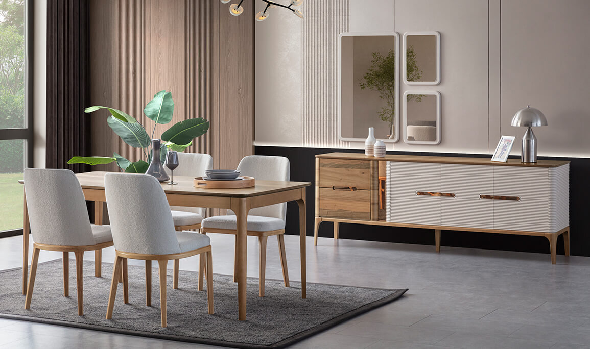 Lusso Yemek Odası Ceviz - 1