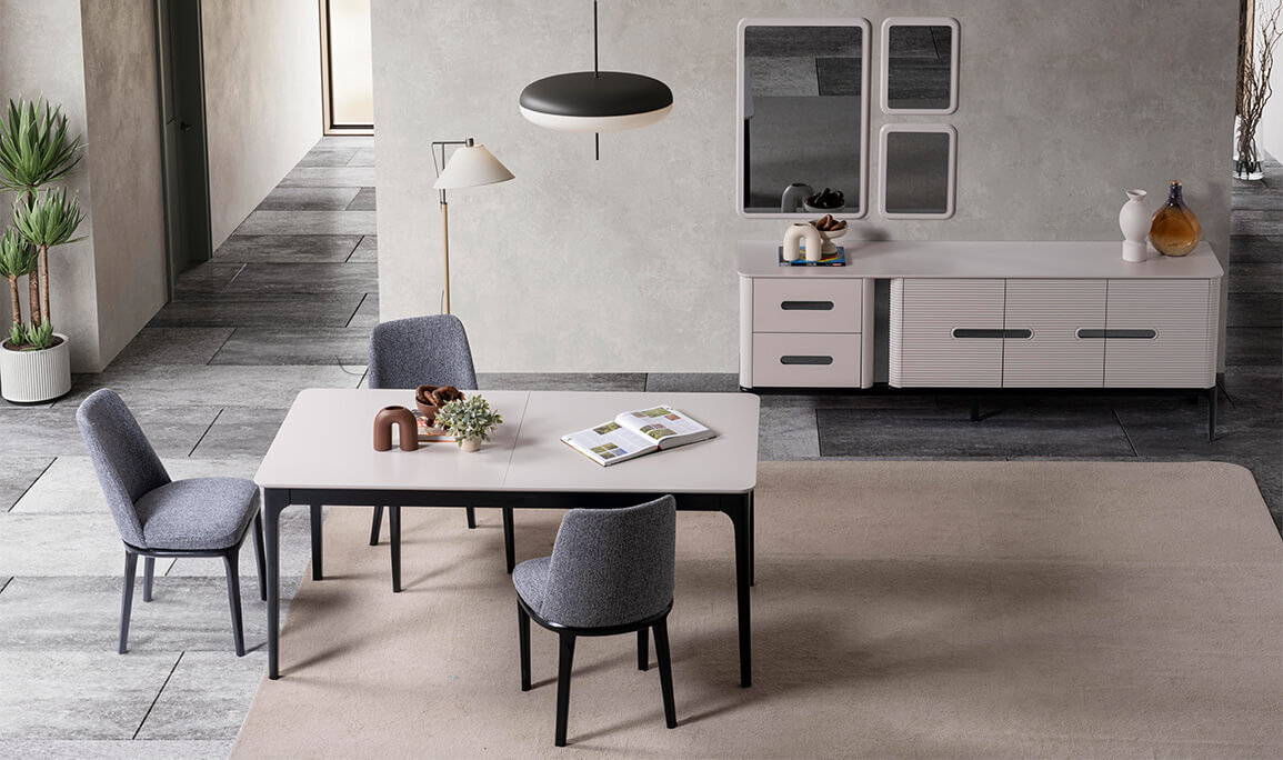 Lusso Yemek Odası Siyah - 3