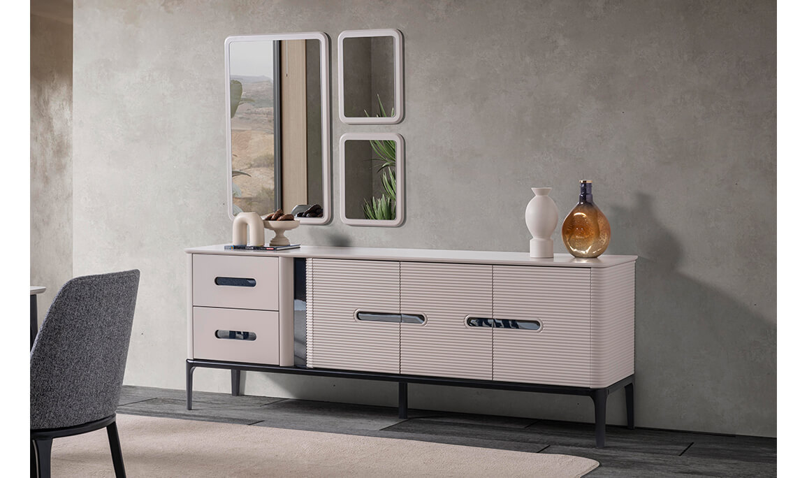 Lusso Yemek Odası Siyah - 6