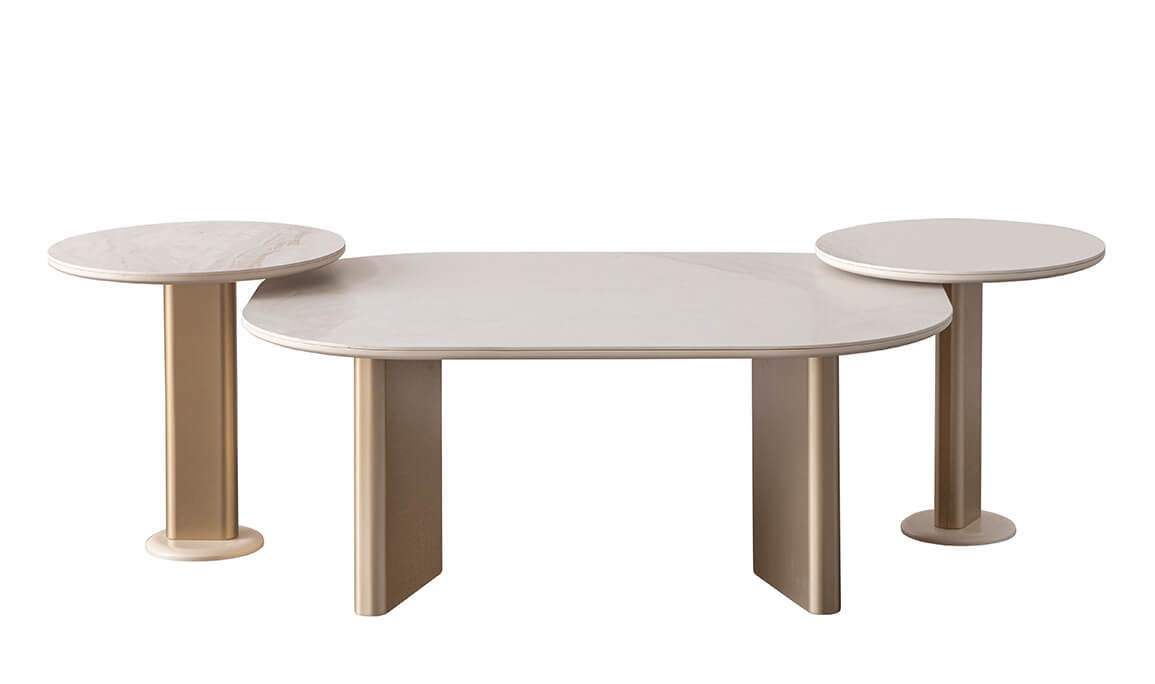 Lussodor Orta Sehpa Seramikli - 3