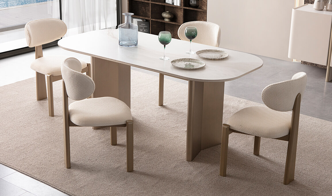 Lussodor Yemek Masası Seramikli - 