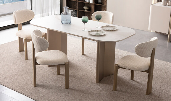 Lussodor Yemek Odası Seramikli Outlet - 6