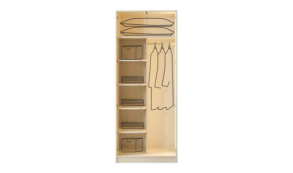 Marcel 9 Kapılı Köşe Gardırop - 9