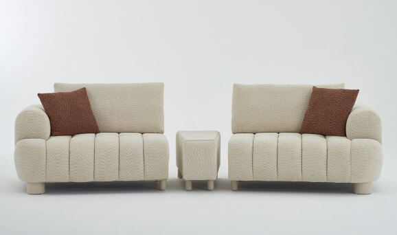 Melina Sehpalı Üçlü Koltuk - 3