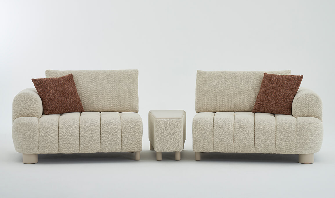 Melina Sehpalı Üçlü Koltuk