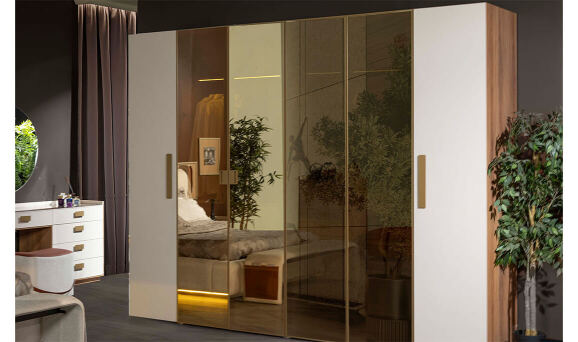 Melisa 6 Kapılı Gardırop - (1)