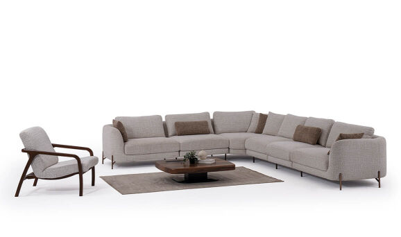 Milan L Köşe Koltuk Takımı - 3