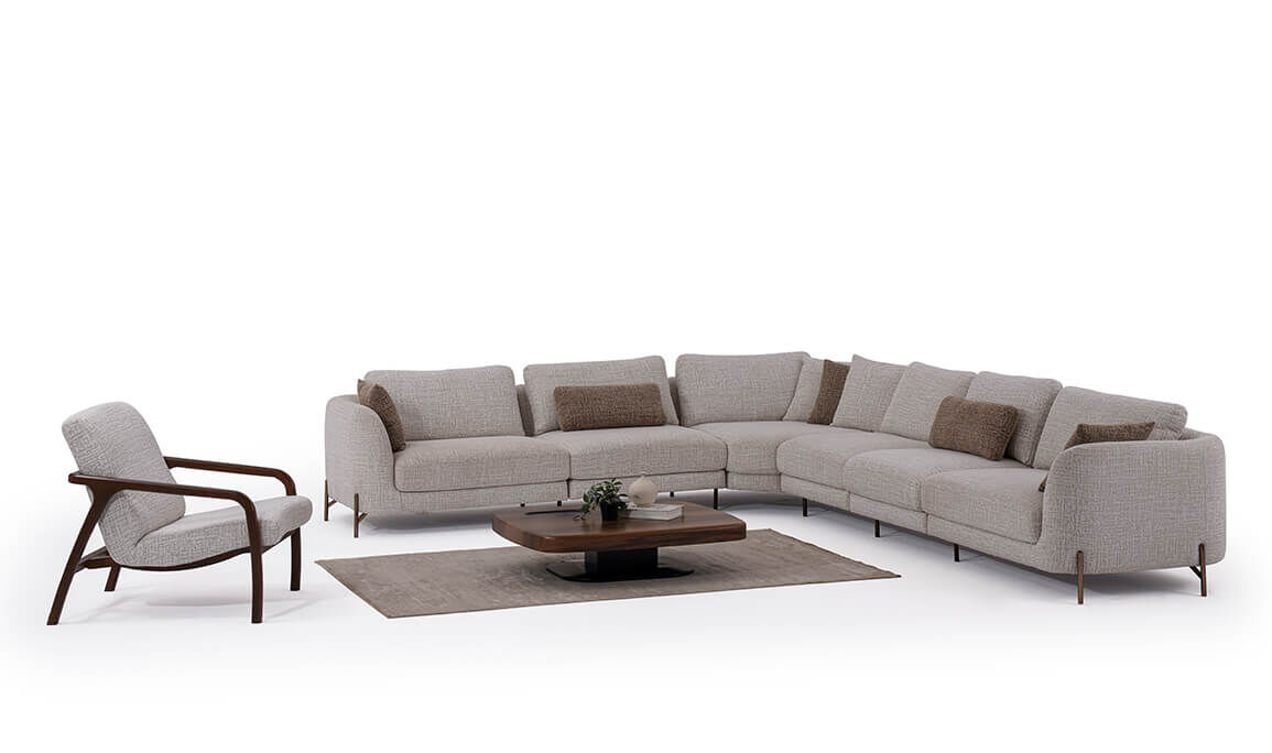 Milan L Köşe Koltuk Takımı - 3