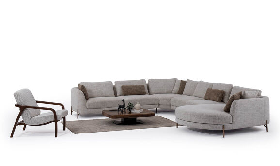 Milan U Köşe Koltuk Takımı - 3