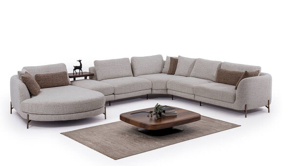 Milan U Köşe Koltuk Takımı - 5