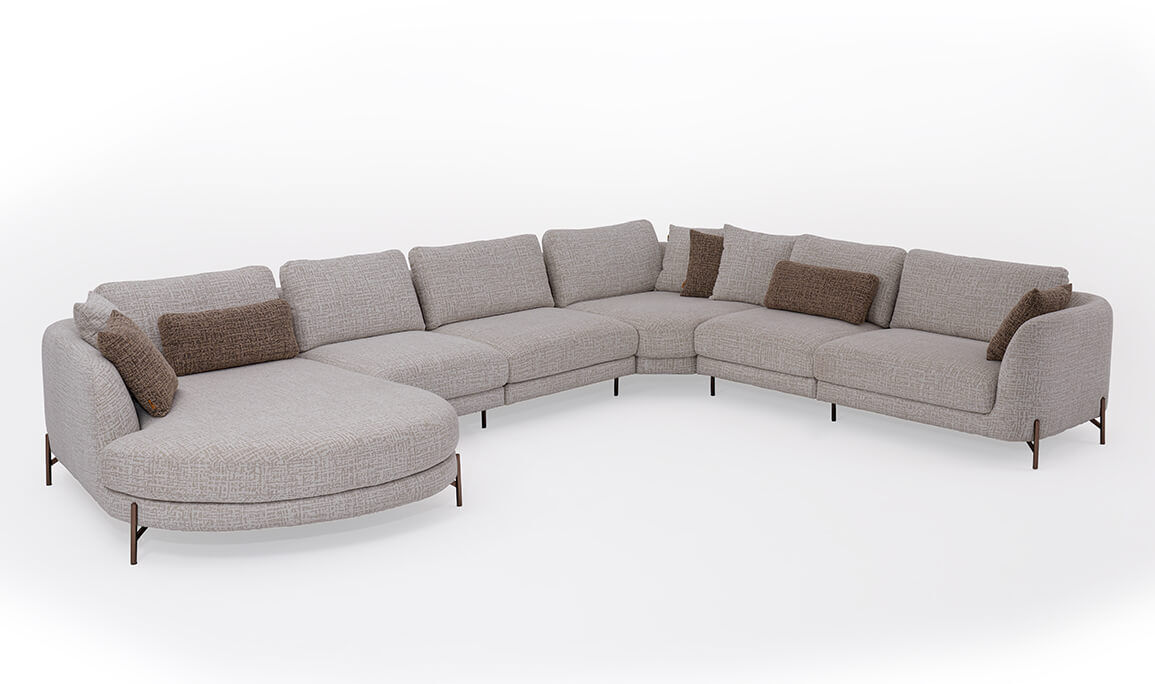 Milan U Köşe Koltuk Takımı - 6