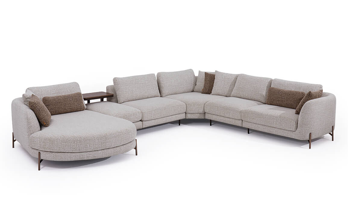 Milan U Köşe Koltuk Takımı - 9