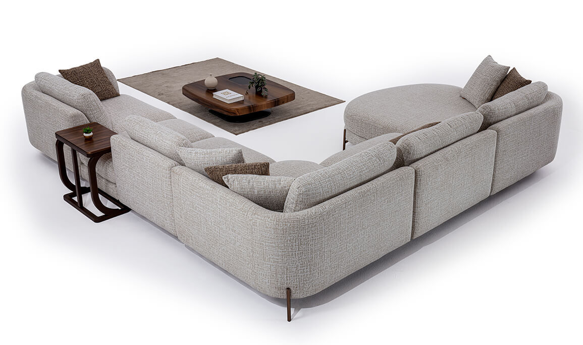 Milan U Köşe Koltuk Takımı - 10