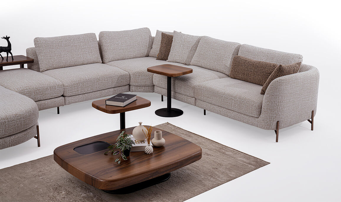 Milan U Köşe Koltuk Takımı - 15