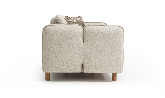 Mina Krem Üçlü Koltuk - 12