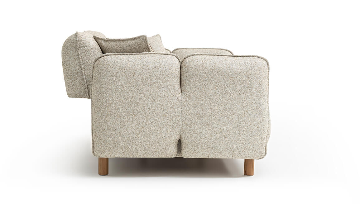 Mina Krem Üçlü Koltuk - 13