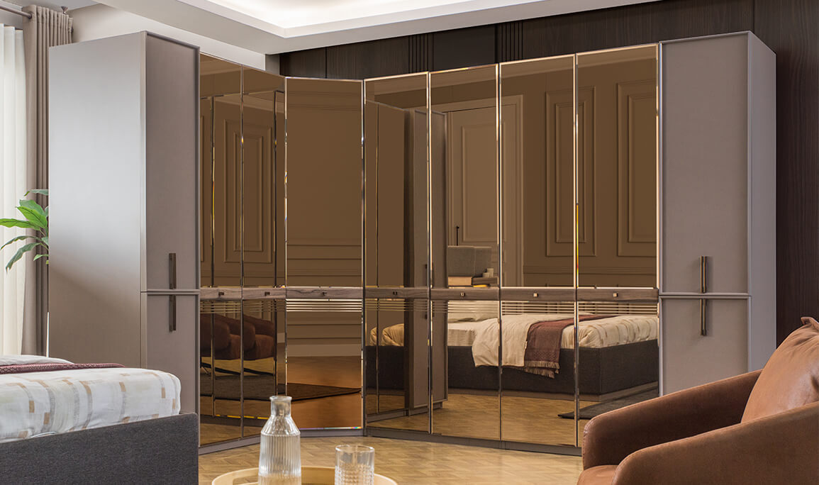 Mirza 8 Kapılı Köşe Gardırop - 2