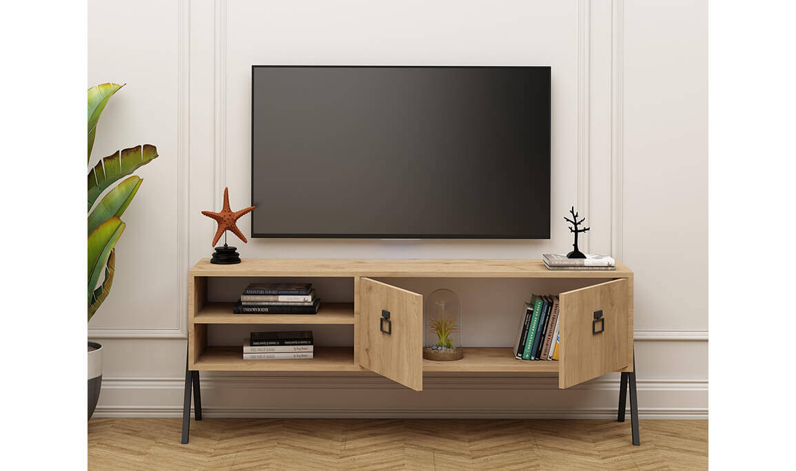 Mona 150 cm Atlantik Çam Tv Sehpası - 2