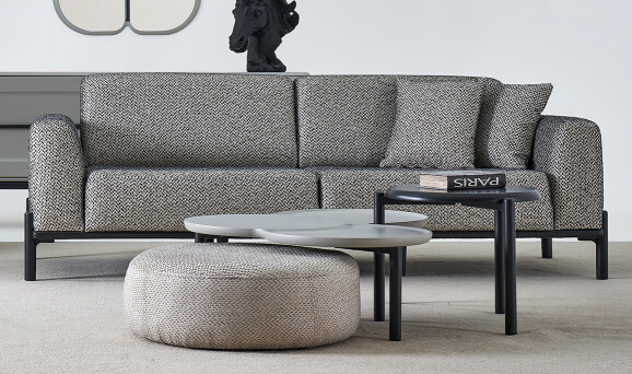 Montero New Üçlü Koltuk Gri - 1