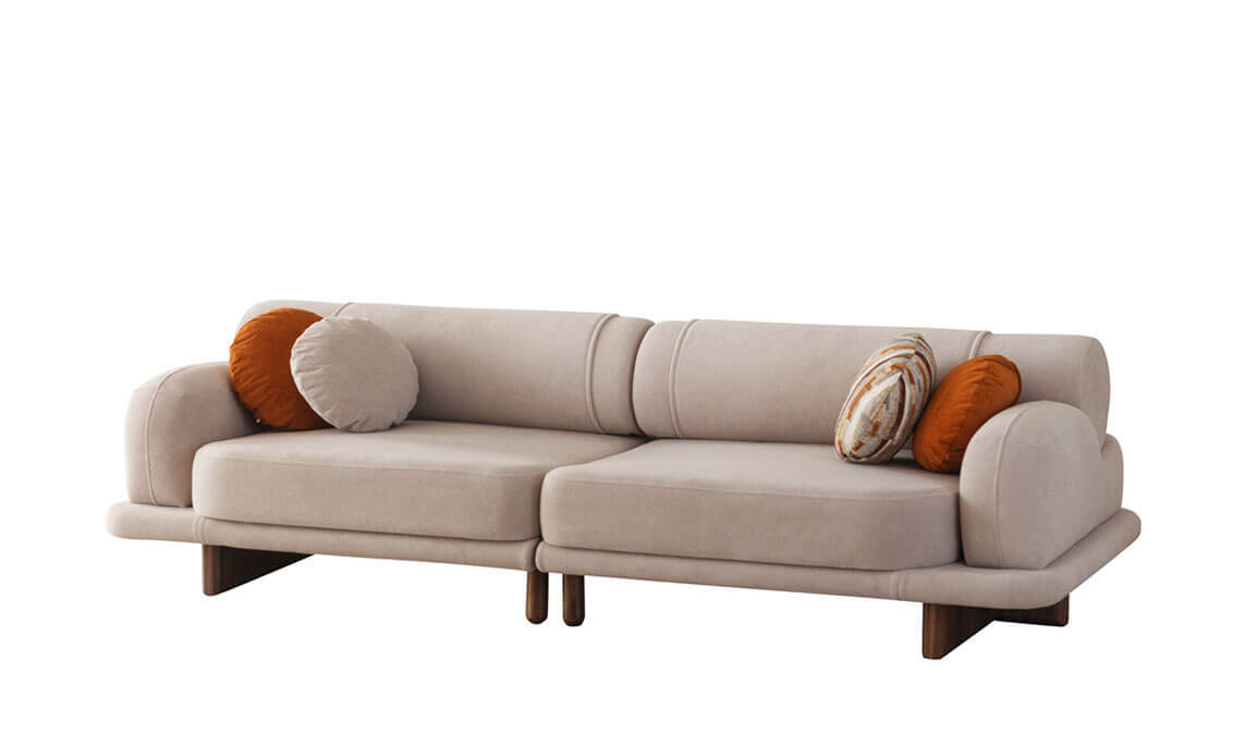 Moon Ceviz Dörtlü Koltuk - 2