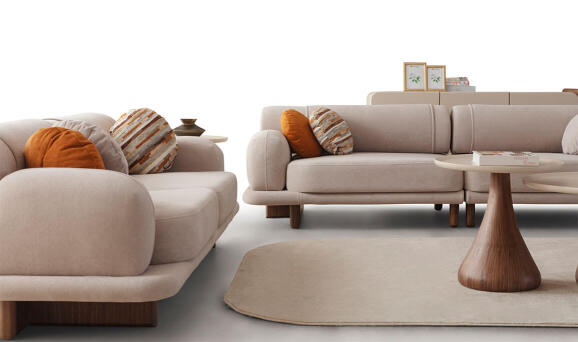 Moon Ceviz Dörtlü Koltuk - 5