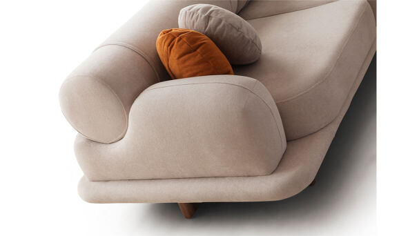 Moon Ceviz Dörtlü Koltuk - 7