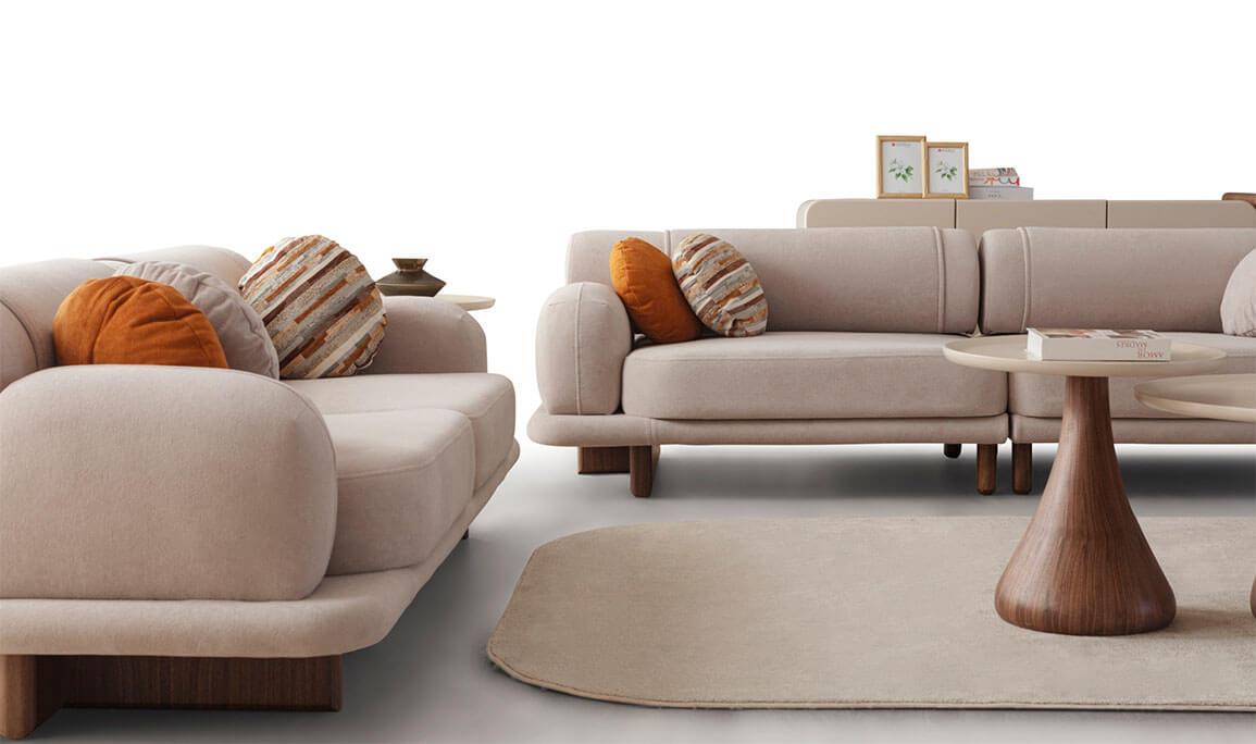 Moon Ceviz Koltuk Takımı - 10