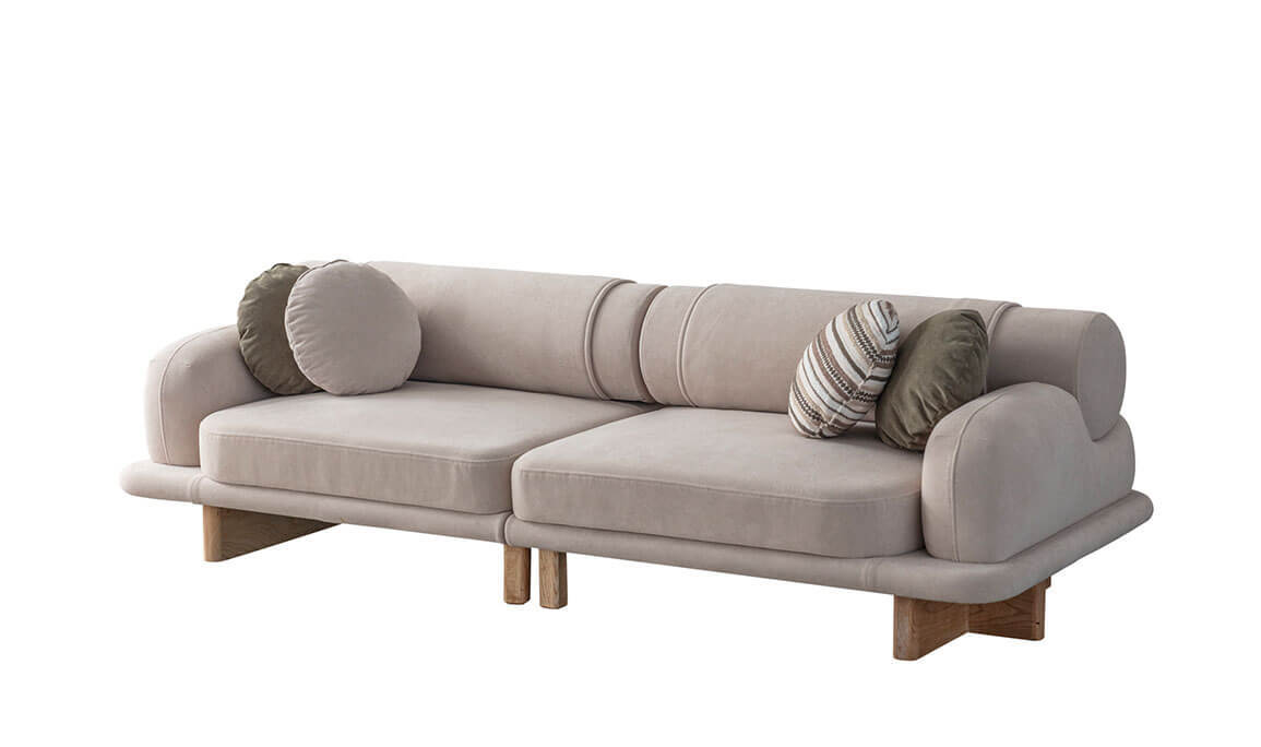 Moon Meşe Dörtlü Koltuk - 2