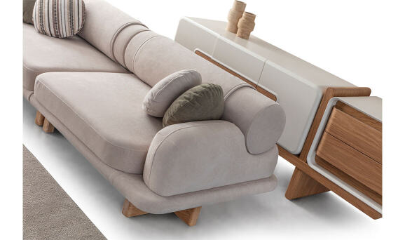 Moon Meşe Dörtlü Koltuk - 11