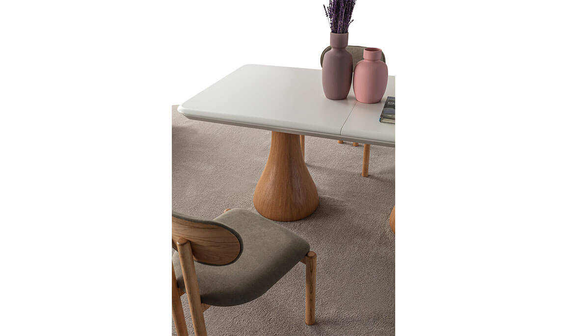 Moon Meşe Yemek Masası - 9