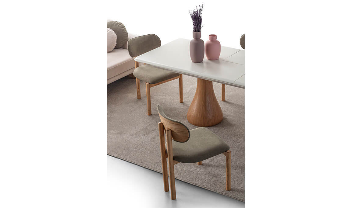 Moon Meşe Yemek Odası - 12