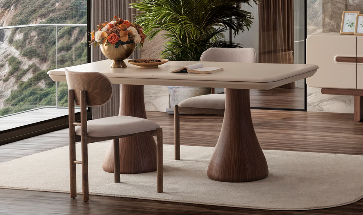 Moon Ceviz Yemek Odası - 6