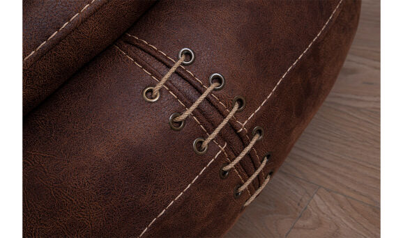 Ornate Kahverengi Üçlü Koltuk - 4