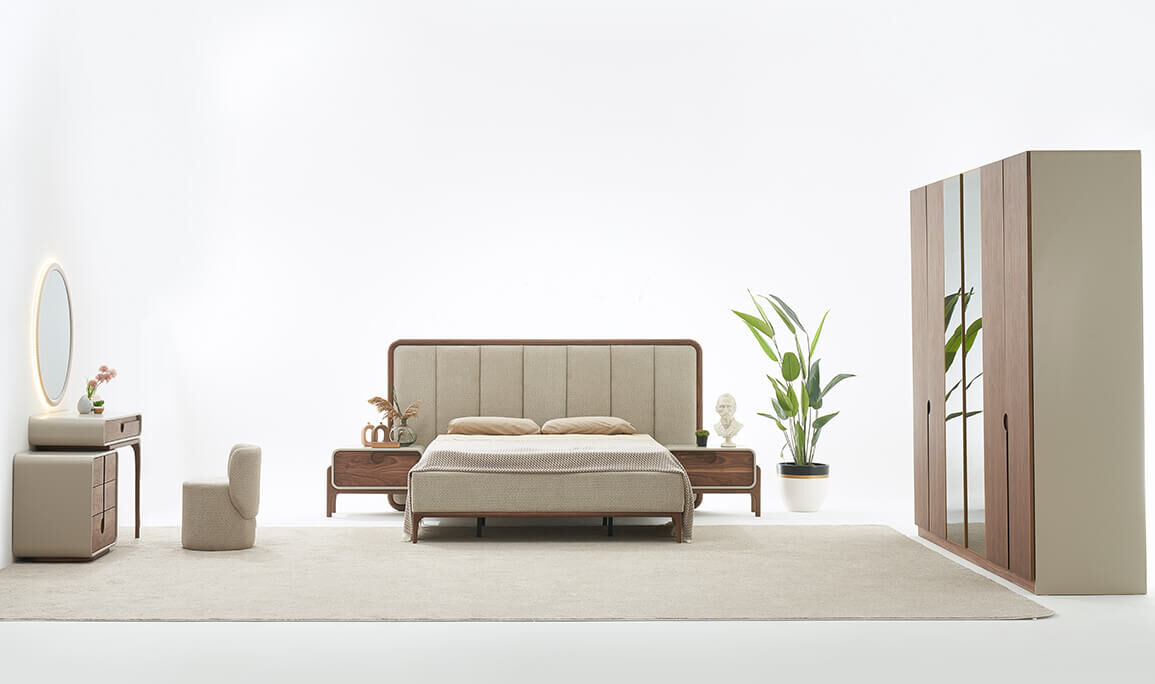 Oslo Ceviz Yatak Odası - 