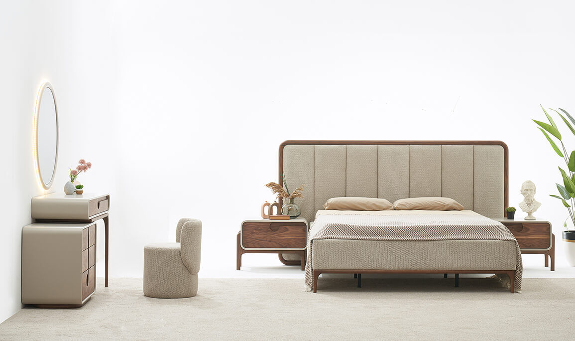 Oslo Ceviz Yatak Odası - 5